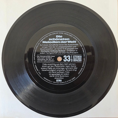 Flexi disc orchester - -, anthony