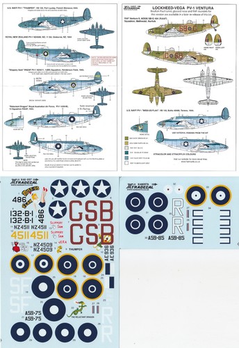 Xtradecal 1 ventura - xtradecal, 1/48